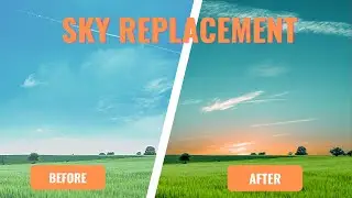 How to Replace the SKY of any Photo in Photoshop (2 Minutes)