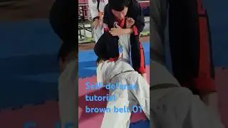 Self-defense tutorial brown belt #shorts