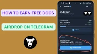 How To Earn Free DOGS Airdrop On Telegram By Staking