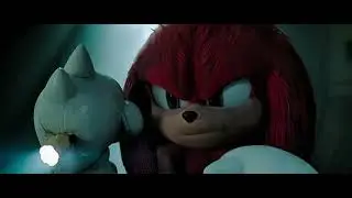 Соник 3 в кино / Sonic The Hedgehog 3 | Наклз испугался Шэдоу (RUS, звук с TS)