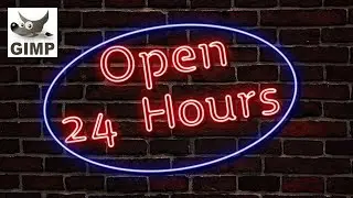 How To Create Neon Text In GIMP
