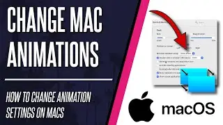 How to Change Visual/Animation Settings & Effects in macOS