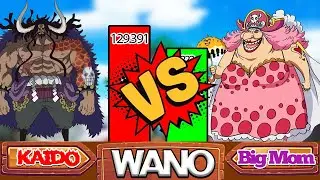 One Piece Wano Country Power Levels ~ Top 20 Character Comparison 🏯 #powerlevel #anime #onepiece