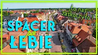 ŁEBA - SPACER, UJĘCIA Z DRONA 🐚 Piękne miasto, plaże i atrakcje nad Bałtykiem. WAKACJE w Łebie 2023