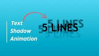 Text Shadow Animation | HTML & CSS