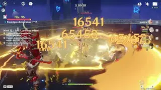 Genshin Impact 3.1 Abyss Floor 12 - Noelle Mono Geo with Redhorn Stonethresher and Baalnation