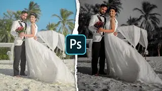 How to Make Orange and Gray Color Grading Effect in Photoshop