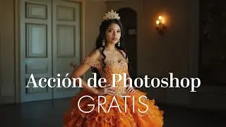 Transform your wedding and quinceanera photos with this FREE Photoshop action!