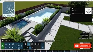 Landscape Cutter for Swimming Pool in Lumion - Beginner Tutorial