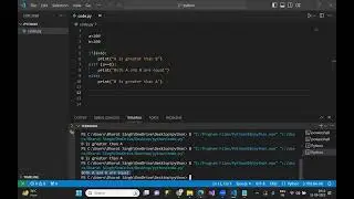3) If-Else, operators and for loop in python