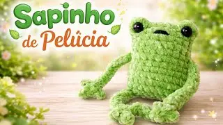 This crocheted plush frog will win you over 🐸💚 (Very easy!)