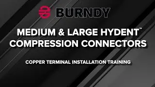 Burndy Copper Compression Terminal Installation Video