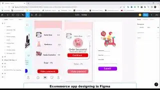 Eccommerce app design in Figma