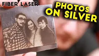 How to Engrave PHOTOS on Silver | Fiber Laser Tutorials