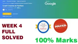 Coursera Crash Course on Python - Week 4 Full Solved || Google IT Automation with Python || 2020
