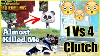Best 1 vs 4 Clutch in Pubg mobile Short (BGMI) | 4K | 60Fps |