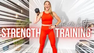 30-minute Lower Body Strength Training with Dumbbells