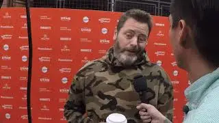Sundance 2018: Nick Offerman of Heart Beats Loud on the Red Carpet 2 of 2