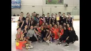 Всероссийские соревнования в Омске 2019! Команда Аквамарин.Синхронное катание.