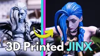 3D Printed Jinx from ARCANE | League of Legends
