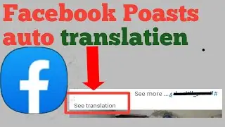 Facebook poast Translation