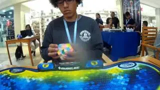 NR Megaminx single: 1:08.251 | South Cube Open 2017 | Renato Rivera