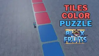 How To Solve Soul Guitar Tiles Color Puzzle | Roblox Blox Fruits
