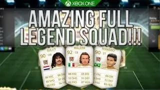 FUT14 | AMAZING FULL LEGEND TEAM SQUADBUILDER! | XBOX ONE