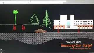 AutoCAD 2010 (Running Car Script)