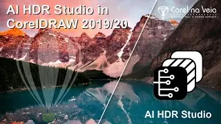 Novo AI HDR STUDIO for CorelDRAW 2019 e 2020