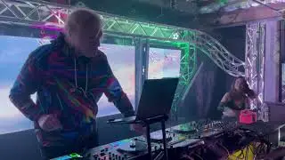 DJ KE (KESHIKO) on the decks at Club Sky Lyt in Anchorage