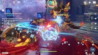 [Genshin Impact] Support Xingqiu Clearing Floor 12-3-1 in 77s