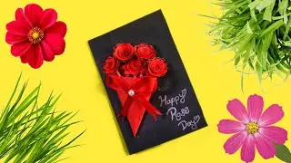 Happy Rose Day card Valentine week