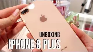 UNBOXING IPHONE 8 PLUS GOLD