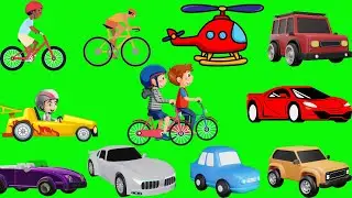 Green Screen Animations Car Buss People & many More