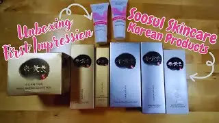 SOOSUL SKIN CARE KOREA PRODUCT | HAUL | UNBOXING | FIRST IMPRESSION