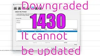 How To Downgrade Firmware & Fix Incompatible Cartridge Error for Epson Artisan 1430