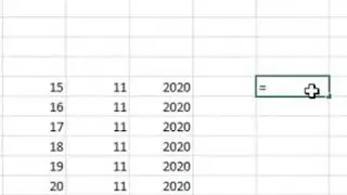 Date formula in excel to join date column