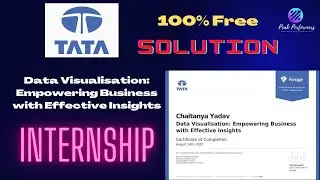 Tata Internship full free 100% correct solution  | Complete Tasks | Virtual experience programme🔥