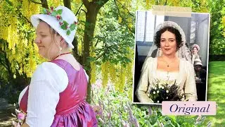 Making Elizabeth's Wedding Bonnet from Pride and Prejudice || Wire Frame Regency Bonnet