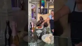 Rick Ross Flexing his breakfast