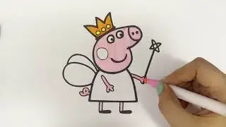 Peppa Pig Coloring #coloring #colors #coloringpages #art #peppapig #peppa
