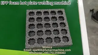 EPP foam hot plate welding machine | Laminate EPP foam by heating principle |EPP foam insert fitment