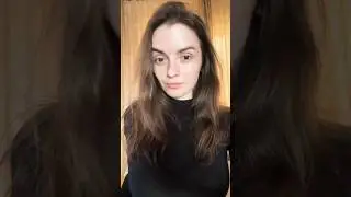 Даже не накрасилась, срочно хотела проверить тренд #hairstyle На мне работает, ненавижу собранные 😅
