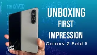 Unboxing and First Impression of the Galaxy Z Fold 5! (Cream)