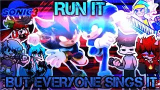 RUN IT But Every Turn Different Character Sings 😼🎶 (FNF: RUN IT)