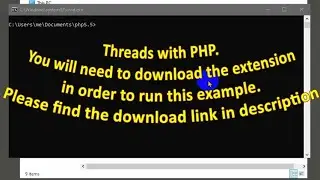 PHP Threads | missing php_pthreads.dll for windows 