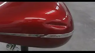 Sharp Deep Crease Motorcycle Gas Tank Dent Repair PDR