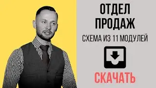 метод  построения  Отдела Продаж из 11 модулей