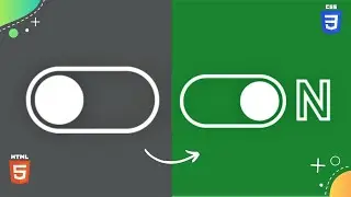 How to Create CSS custom style toggle switch / checkbox ✅ 